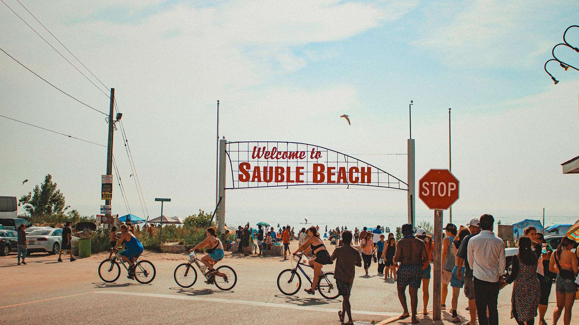 Sauble Beach sign