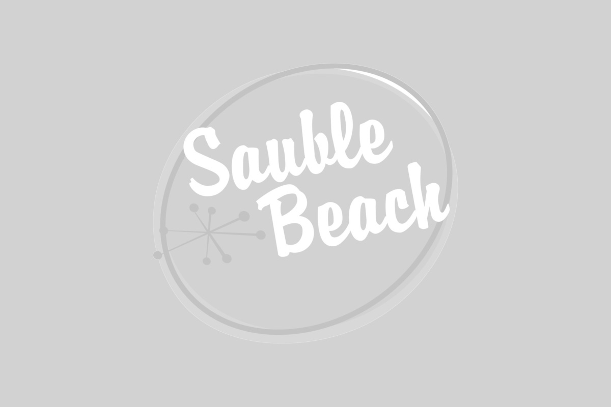 Sauble Beach greyscale logo
