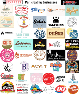 Participating businesses